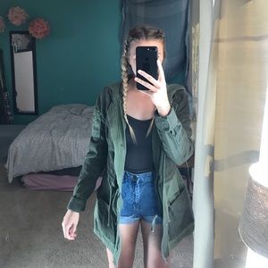 Hollister Green parka